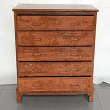 Мебель из красного дерева комод палисандр китайские резные деревянные шкафчики тумба для спальни ящиков шкафы