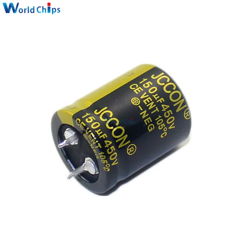 

450V 150uF 25X30mm High Frequency Low ESR Aluminum Electrolytic Capacitor 450V150uF 25*30mm Through Hole Capacitor