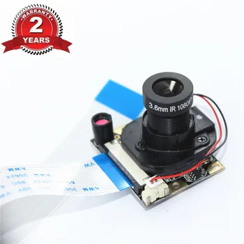 

OV5647 5MP raspberry pi camera module with IR-CUT(Automatic IR-CUT) +2pcs 3w backlight