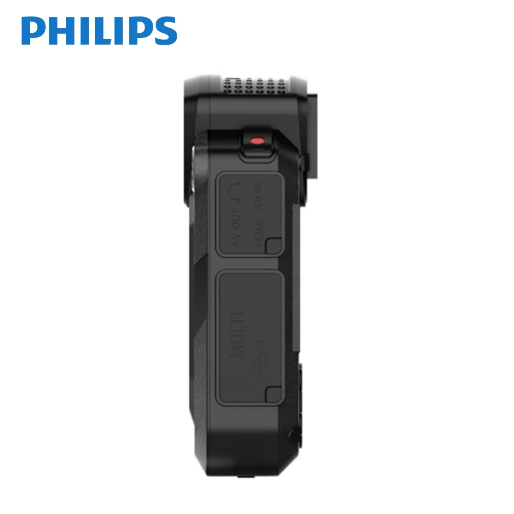 Philips VTR8200 полицейская камера для тела, инфракрасная, помощник по работе с правоприменительной системой, HD диктофон, камера для безопасности, 1080 P, ночное видение