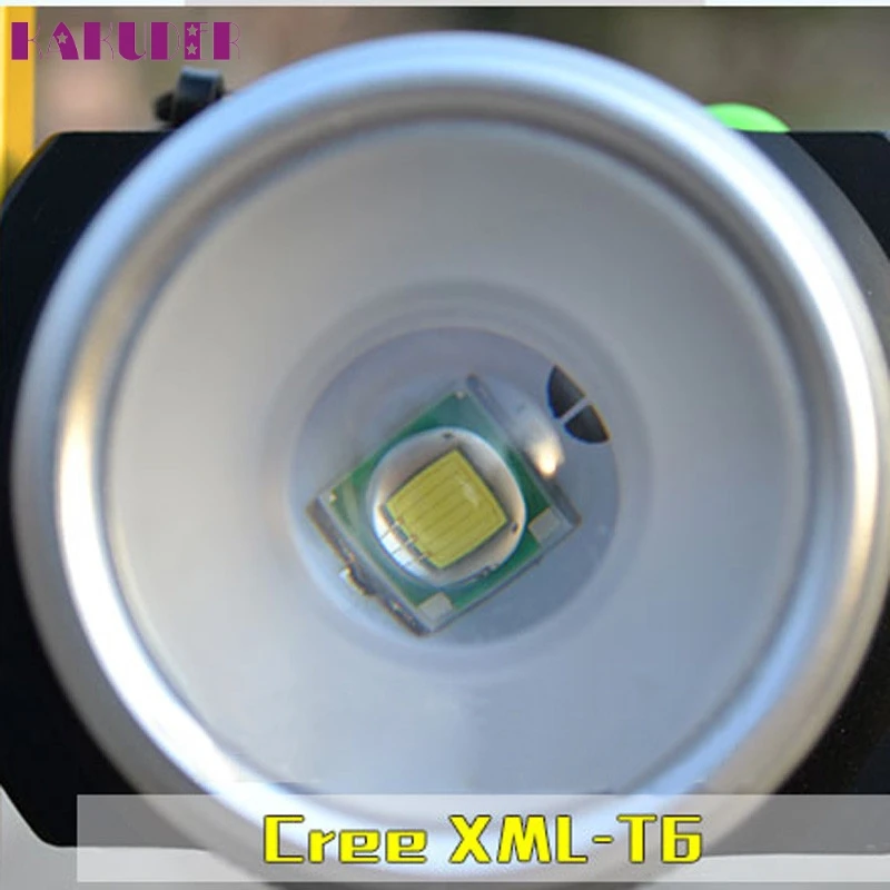 Высокое качество 30 Вт 2400LM XML T6 светодиодный перезаряжаемый масштабируемый прожектор 18650 портативный точечный светильник