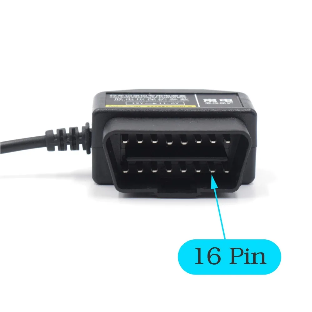 Автомобильное зарядное устройство XCGaoon OBD 16 контактный модуль преобразователя
