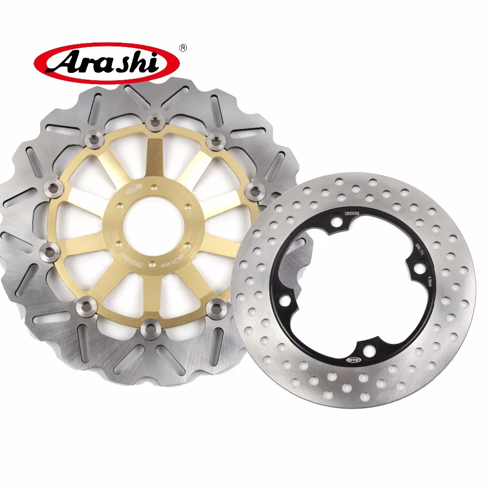 

ARASHI Brake Disc For HONDA HORNET 250 1997 Motorcycle Front Rear Brake disk brake Rotor HORNET250