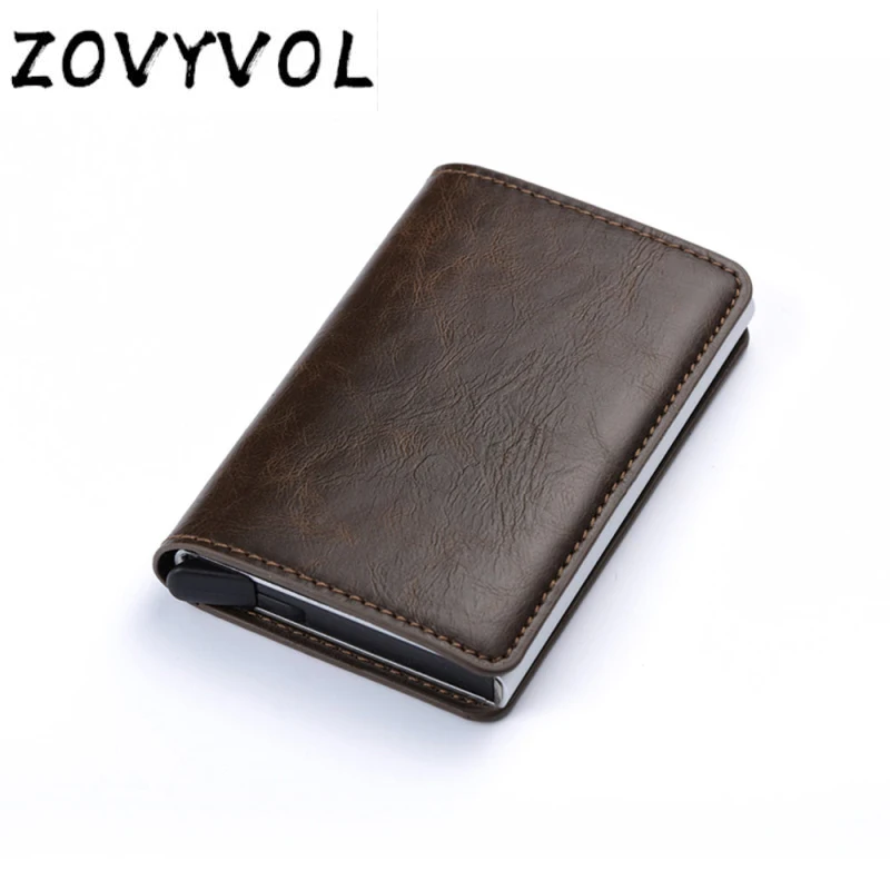 

ZOVYVOL Fashion Business Card Holder Men's Exquisite Magnetic Attractive Card Case Box Mini Wallet Male Credit Card Holder