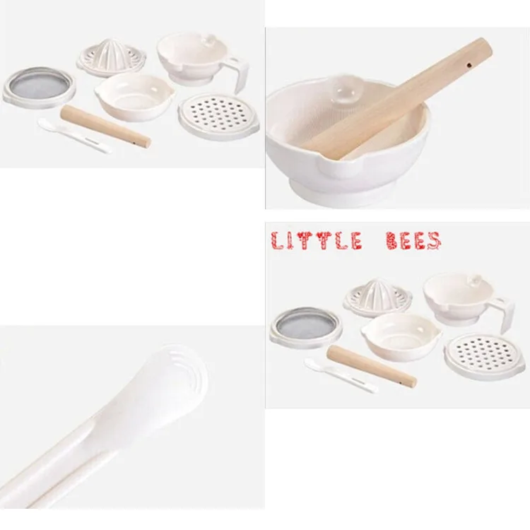 7PCS Manual Food Processor Baby Food Mills Grinder Supplies Multifunction Baby Set For Food Infant Juice Food Press Machine (3)