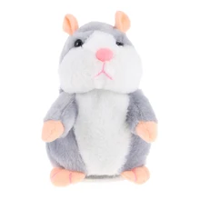 Говорящий плюшевый мультяшный хомяк, детские игрушки, электронные домашние животные с полипропиленовым хлопковым наполнителем, говорящая звуковая запись, плюшевая кукла, образовательный подарок