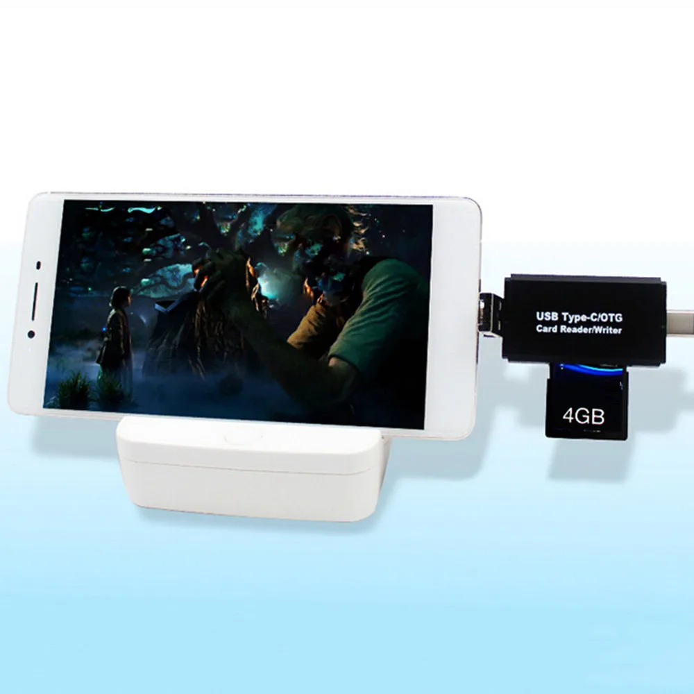 3 в 1 Micro USB OTG USB 2,0 адаптер SD/Micro SD SDHC SDXC до 64 ГБ card Reader Стандартный USB 8,28