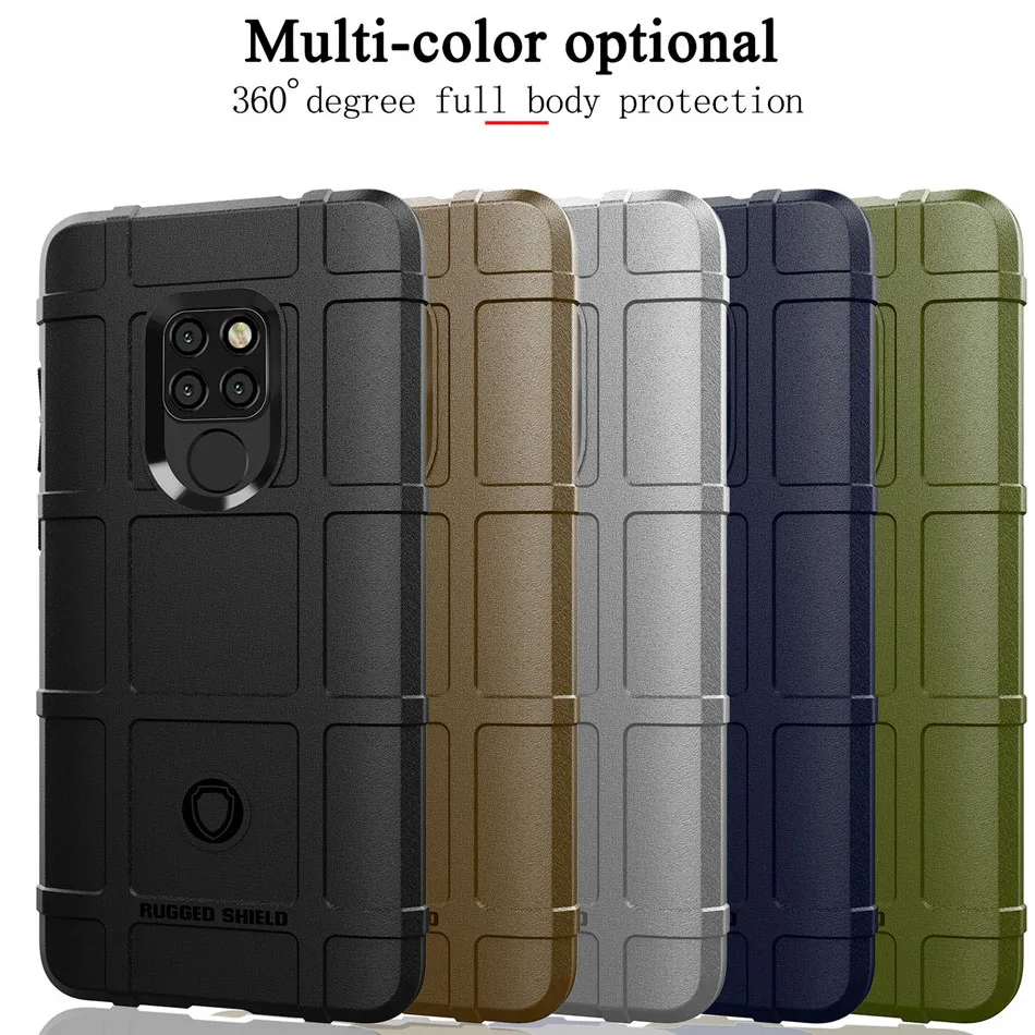 Thouport Silicone Case For Huawei Mate 20 Lite 20 Pro 20X Military Heavy Duty Protection Phone Cover For Huawei Mate 20 Case