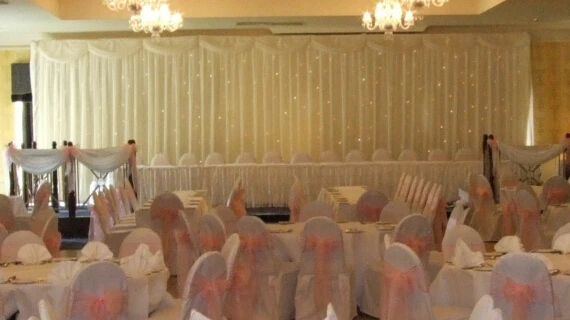 

3x6m white wedding backdrop decoration