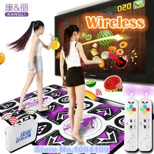 Хит KL английское меню 11 мм толщина двойной танцевальный коврик Нескользящая подстилка на коврик для йоги два пульта дистанционного управления sense game для ПК и ТВ