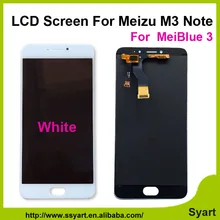1pcs white color 5 5inch High quality new LCD screen display Touch Digitizer without frame For