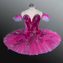 Юбка-пачка для взрослых, классические балетные пачки, профессиональная балетная пачка с 12 слоями(красный и белый цвет), сделать платье-пачка на заказ BT9040