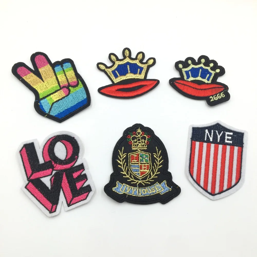 LOVE Iron On Patches For Clothes Army Patches Applications Repair