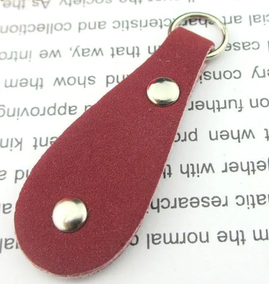 25pcs red leather Zipper Pull round* Zip Puller*Zip Fastener*zip slider