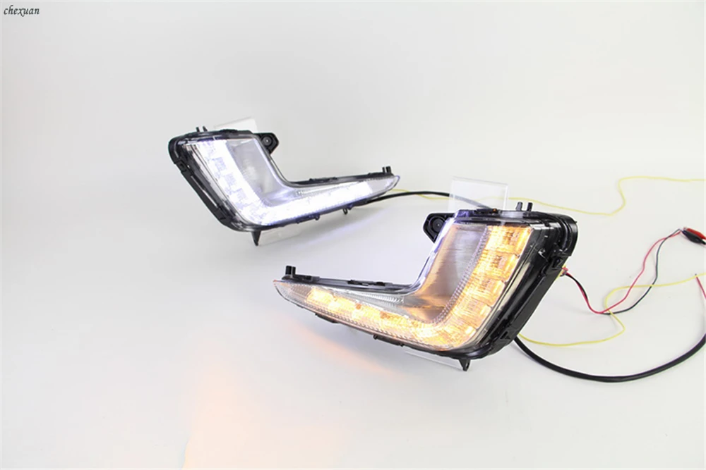 CSCSNL 1 комплект для kIA K2 2012 2013 2014 автомобиля светодиодный DRL Габаритные огни 12В