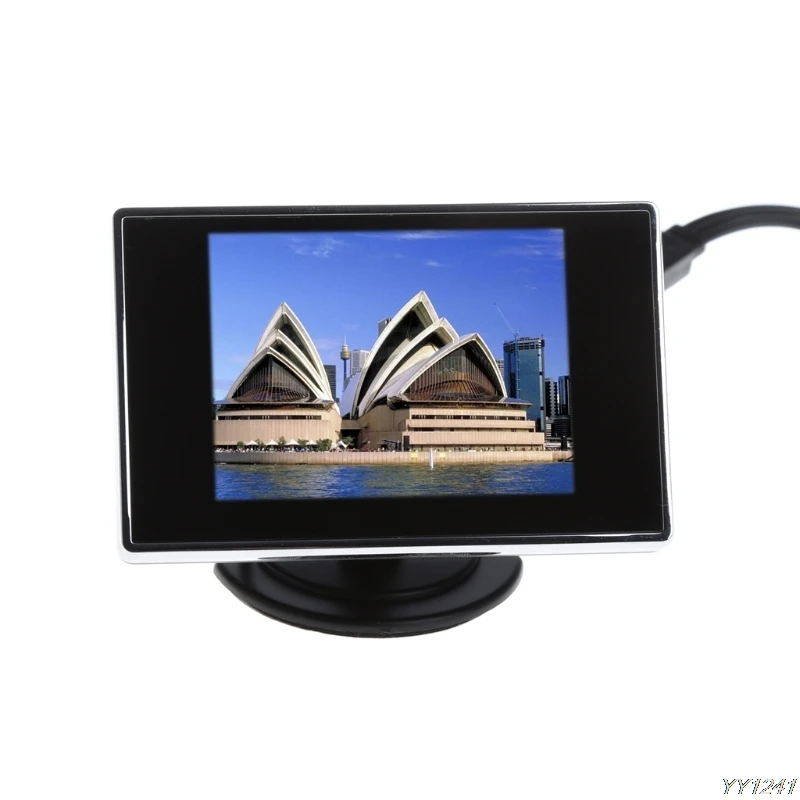 

2018 new arrival Universal High Quality 3.5" TFT LCD Color Monitor Screen DVD VCD For Car Rear View Backup Camera Car Styling