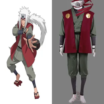 

Customized Anime Naruto Jiraiya Cosplay Costume Whole Set