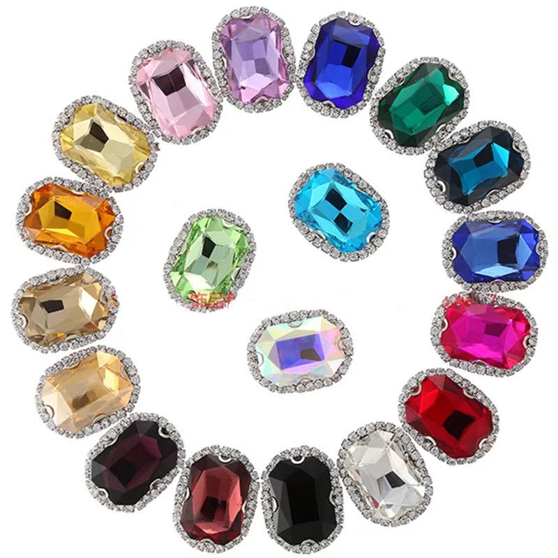 Ссылка 1:10x14 мм 13x18 18x25 мм|glass stones|stone glassglass sewing stones |