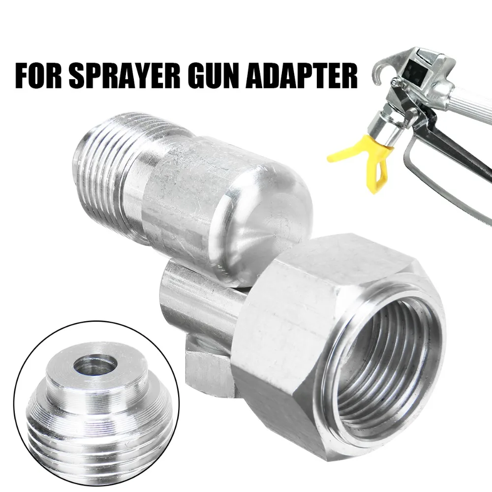 

High Pressure Spray Nozzle 7/8''F-7/8''M Rotaty Sprayer Joint Adapter For Airless Sprayer Gun Power Tools Mayitr