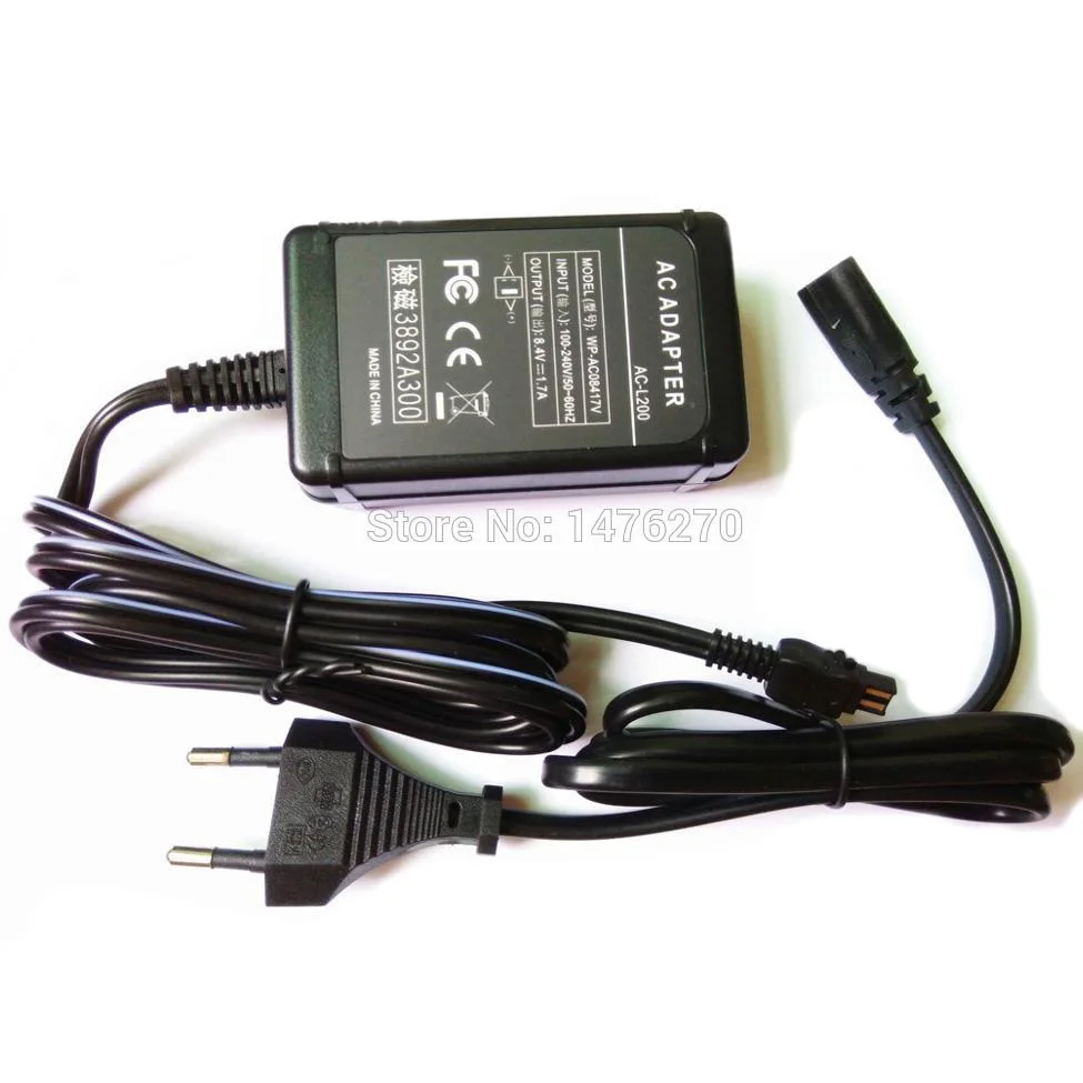 AC L200 L200B L200C L200D адаптер питания для Sony DCR UX5 UX7 HDR XR100 PXW X70 NEX VG20 VG30 VG900 DVD7|camcorder adapter|supply