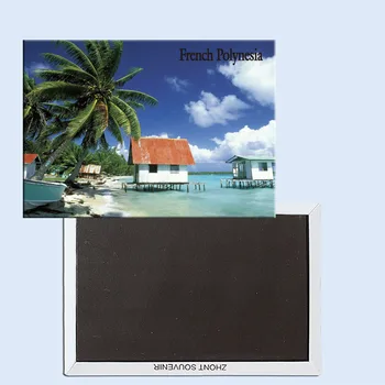 

Black Pearl Farm, Tuamotu Islands, French Polynesia, Refrigerator magnet, Tourist souvenirs, Home creative ornaments24684