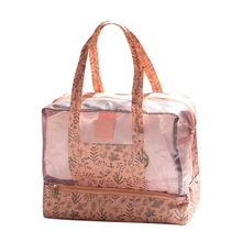 Дорожная сумка через плечо с раздельным обувным отсеком, походная дорожная пляжная сумка для туалетных принадлежностей