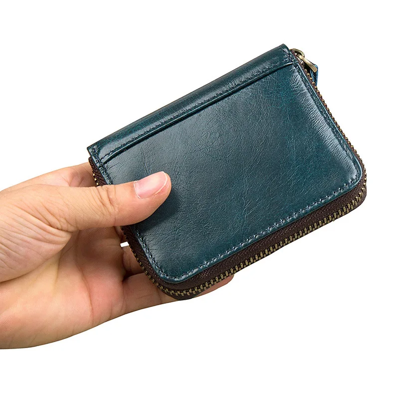 SIKU мужской кошелек из натуральной кожи ручной работы портмоне держатель брендовый кошелек Чехол
