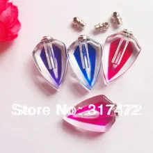 Новинка! Горячие флакон колба подвеска DIY Райс Книги по искусству флакон кулон/духи кулон винт Кепки