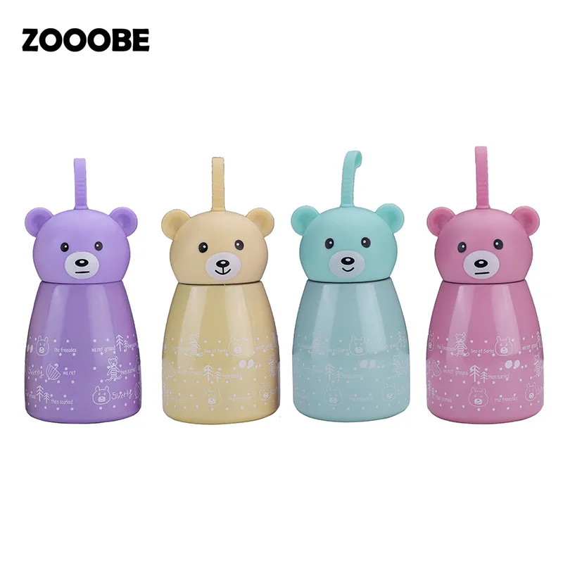 ZOOOBE креативный мультфильм Очаровательная Kawaii Медведь из нержавеющей стали
