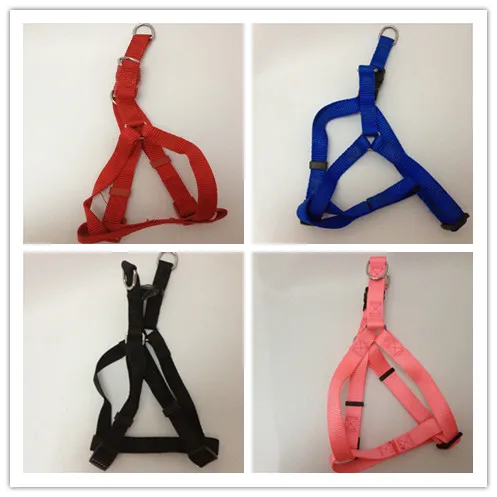 

Free shipping Pet Harness Nylon Adjustable Safety Control Restraint Cat Puppy Dog Harness Soft Walk Vest Large Dog with leash