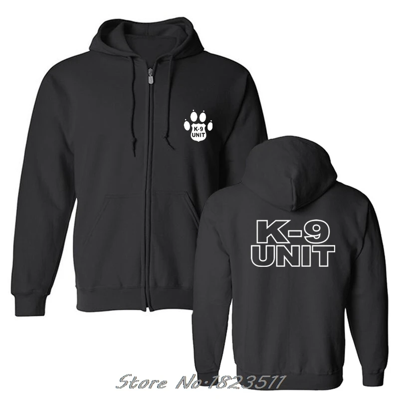 

Men Hoody Fleece Hoodie New Fashion Uv Performance Sweatshirt K-9 Unit Police Dog Jacket Tops Harajuku Streetwear