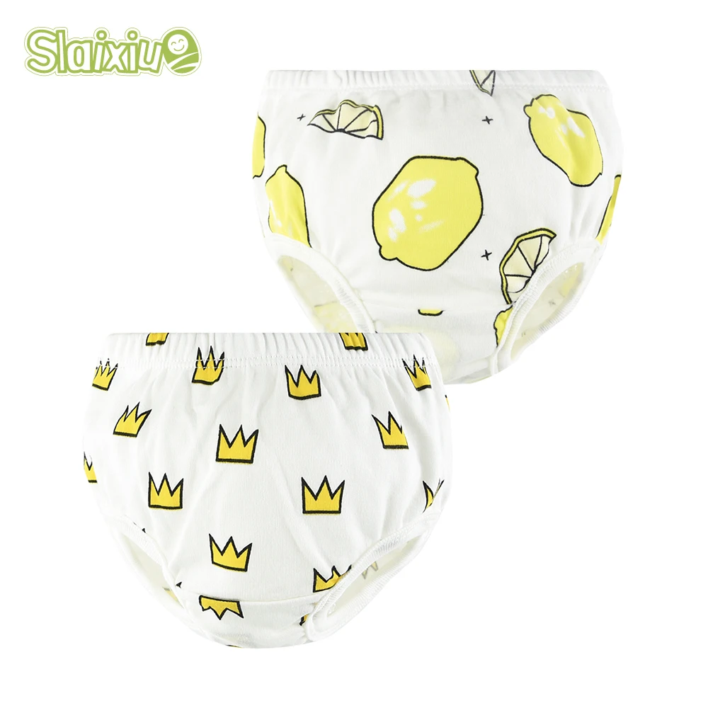 2 Piece Newborn Panties For Girls Cotton Infant Disper Girls Briefs