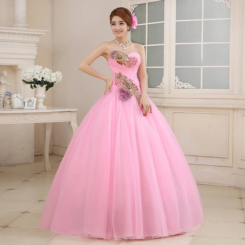 

Real photo Quinceanera Dress Ball Gown 2019 Beadings Sleeveless Sweetheart Sequined Floor Length Formal dress