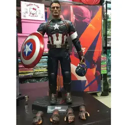 Мстители 2 Капитан Америка 1/6 весы движимого ПВХ фигурку Коллекционная модель игрушки куклы 32 см KT1320