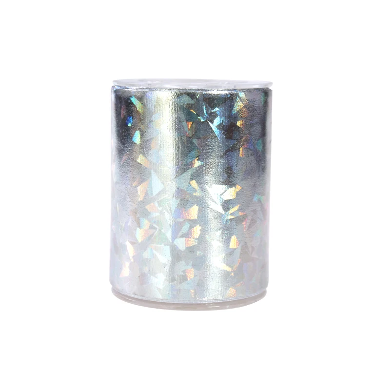 

free fast shipping 200yards 75mm silver diamond foil grosgrain ribbon