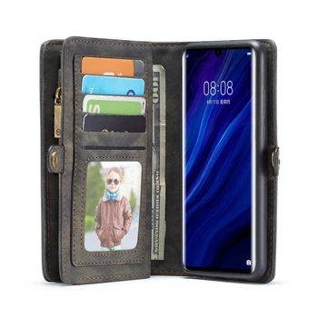 

Wallet Case for iPhone 7 7 Plus case Lite with Magnet Flip Detachable Leather On Cover 8 8plus X XS XR Max Zipper Stand Bag