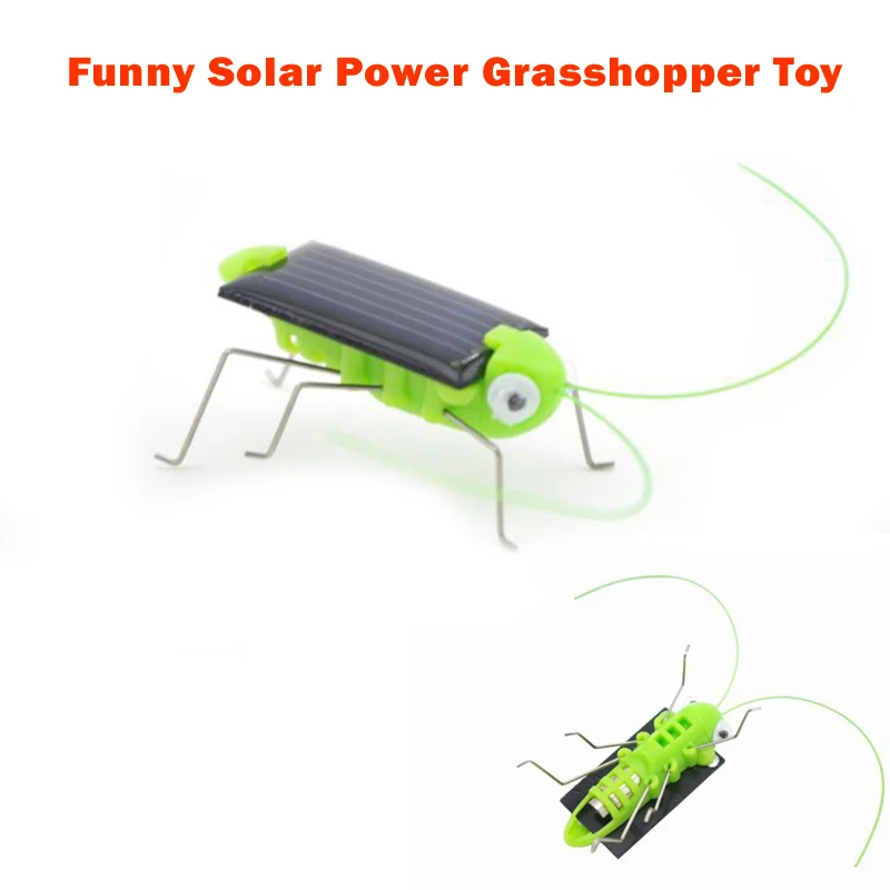 

1 Piece Solar Power Toy Cool Funny Solar Energy Crazy Grasshopper Cricket Toys Best Birthday/Christmas Gift for Children