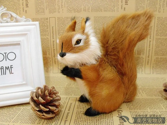 

new simulation Squirrel toy lifelike Squirrel doll gift about 17x8x17cm