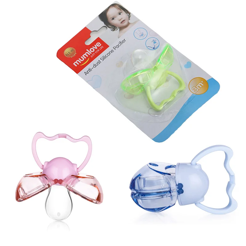 

1PCS Baby Nipple Food grade silicone dustproof and antibacterial Automatic Housing Baby Pacifier Teether Care Dustproof Pacifier