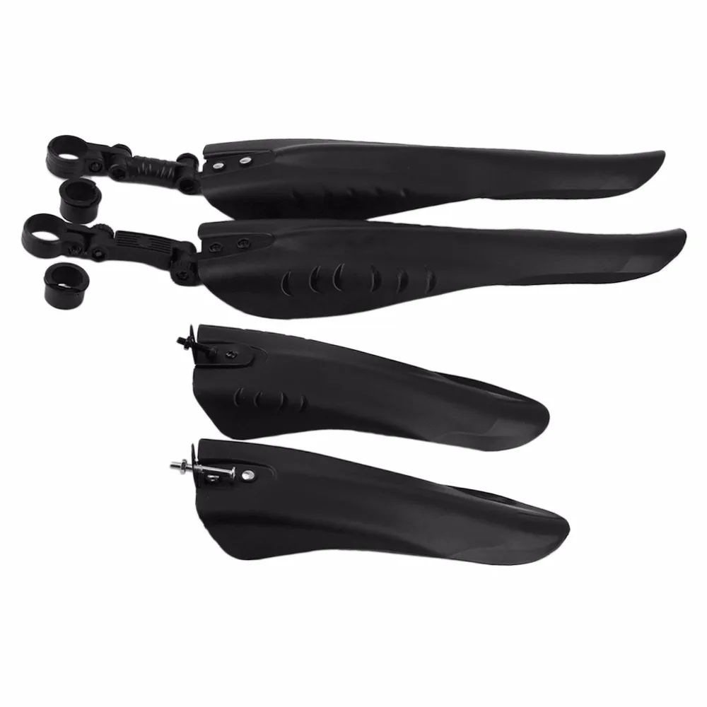 

1 Set Universal Bicycle Mudguard Mountain Bike Wings Front/Rear Fender Set Removable Mud Guards Flaps 34mm Tube Keeps Cleaner
