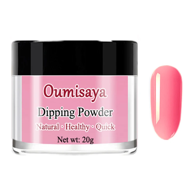 20 г/шт. Oumisaya Nail Dip порошок цвета, Dip системы первой необходимости, без запаха и здоровый(нет необходимости УФ/светодиодный светильник лампы лечения - Цвет: D005