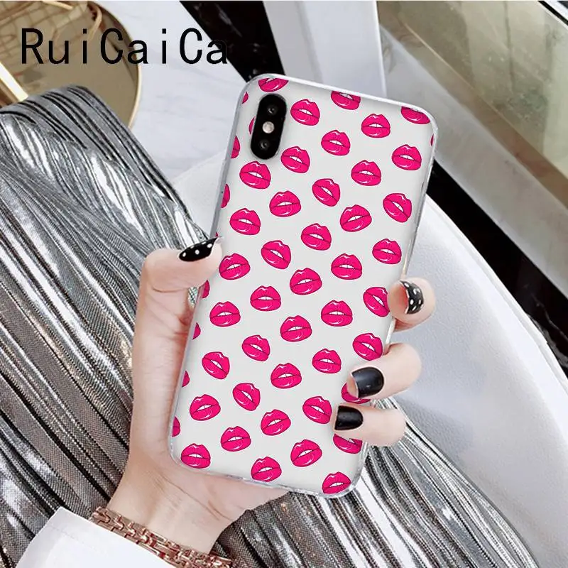 Girly Pink lips fashion newly pattern