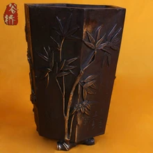 Бронзовая скульптура, ремесла украшения дома аксессуары для дома медь ваза ручной бронзовая скульптура, украшения