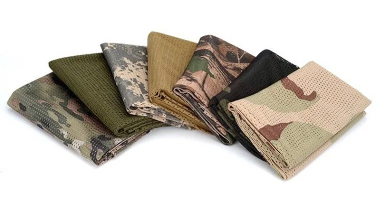 

Unisex Versatile Arab Shemagh KeffIyeh Wrap Camouflage Military Tactical Scarf Outdoor Hunting Mesh Shawl Veil Scarves