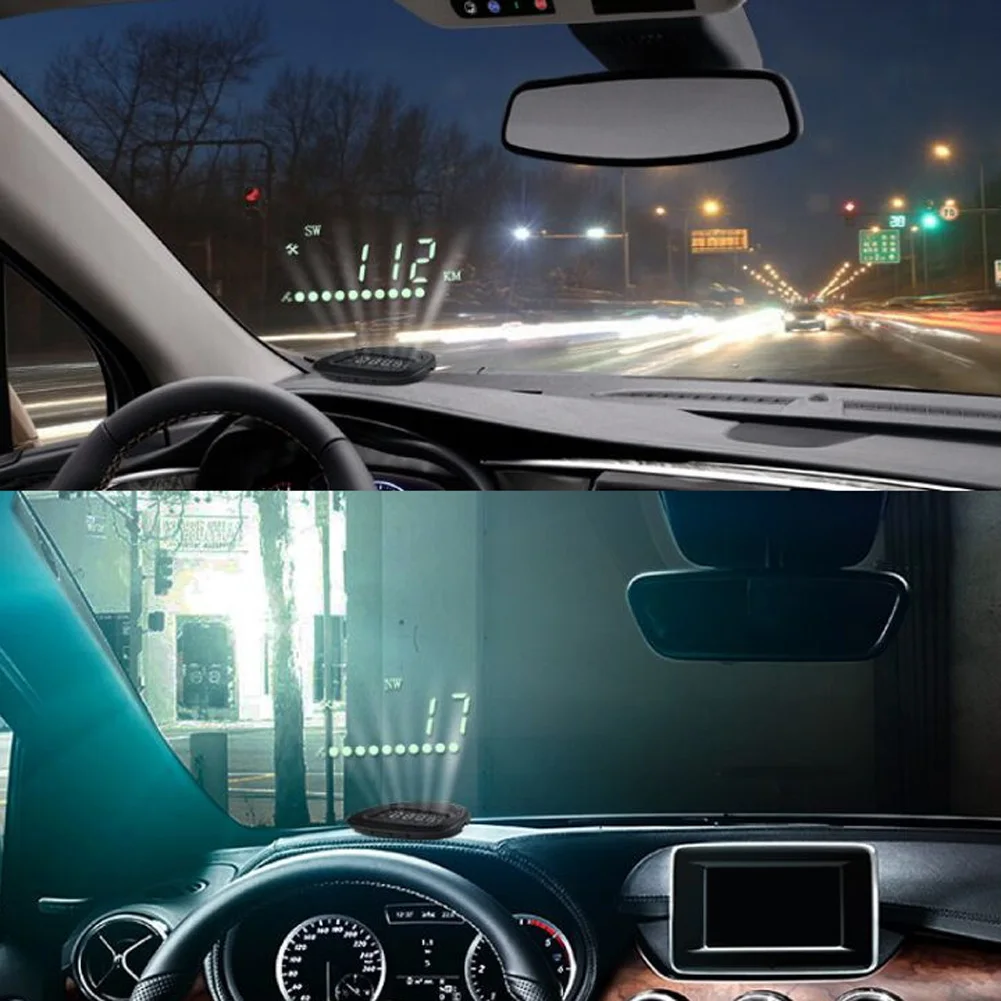  A1 Universal-obd2 Auto HUD GPS Auto Head Up Display Overspeed Warning System Überdrehzahl Warnung W