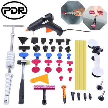 

PDR Slide Hammer Glue Gun Rubber Hammer Glue Gun Dent Damage Repair Tools Dent Removal Tools