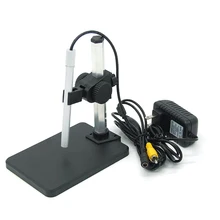 Цифровой микроскоп высокой четкости увеличение 600X Лупа увеличительное перо стиль HD 2.0MP видео AV Интерфейс Встроенный 6 светодиодный