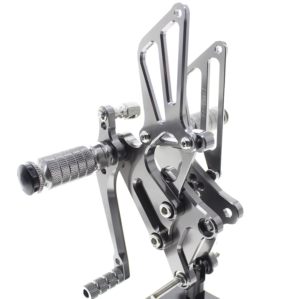 FXCNC For Honda VFR400 NC30 RVF400 NC35 Motorcycle Foot Pegs Rearset Rear Set