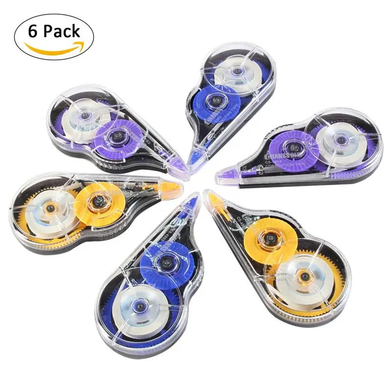 8M*6PCS 48M Affordable Student Correction Tape Office Correction Tape