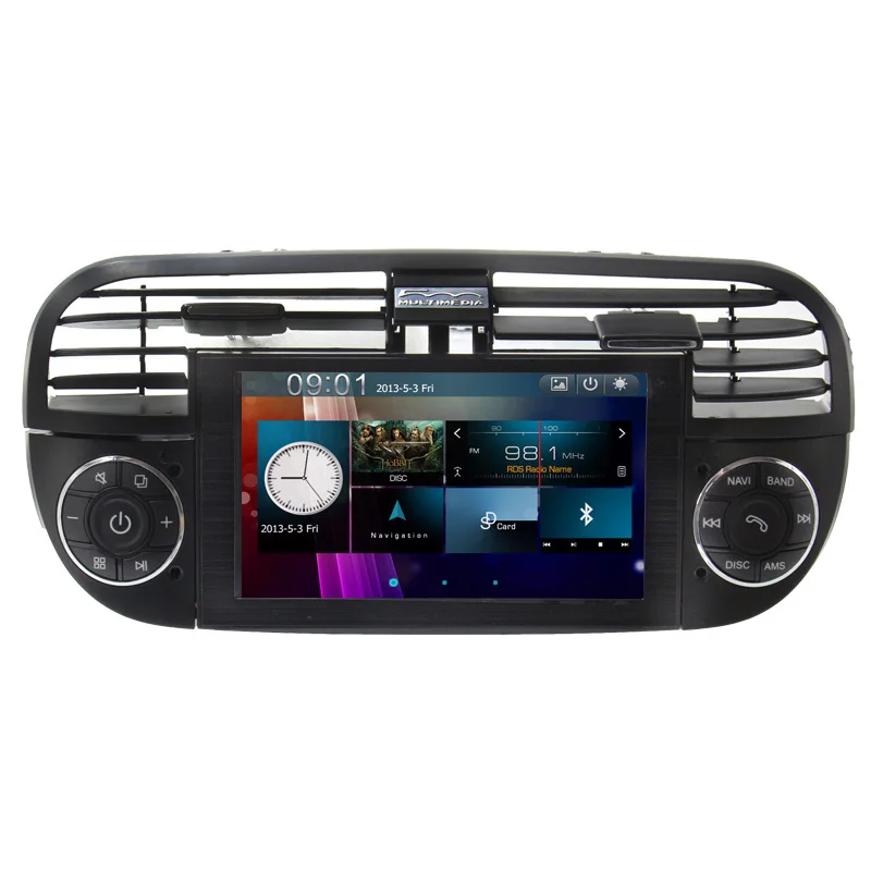 Free Shipping Car Multimedia Media Dvd Player For Fiat Abarth 500